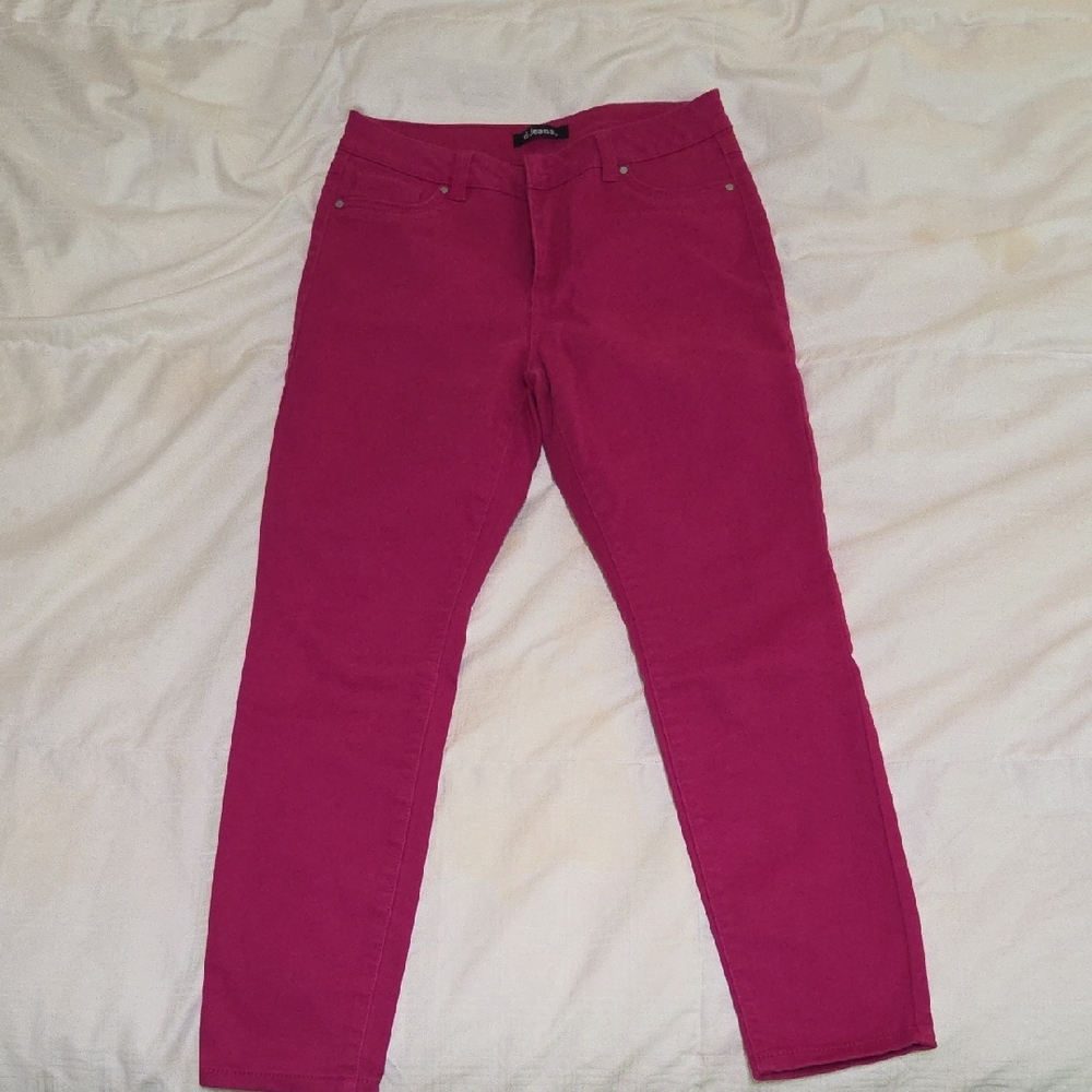 d. jeans Pink Skinny Jeans Vibrant Denim